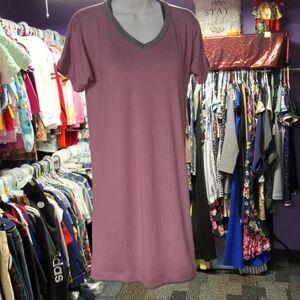 Moon Nite Pink & Gray Women's Sleep Shirt